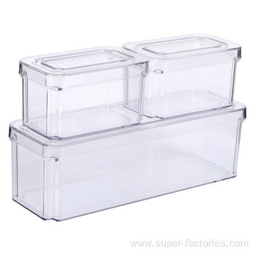 Plastic Container For Food Storage With Lid